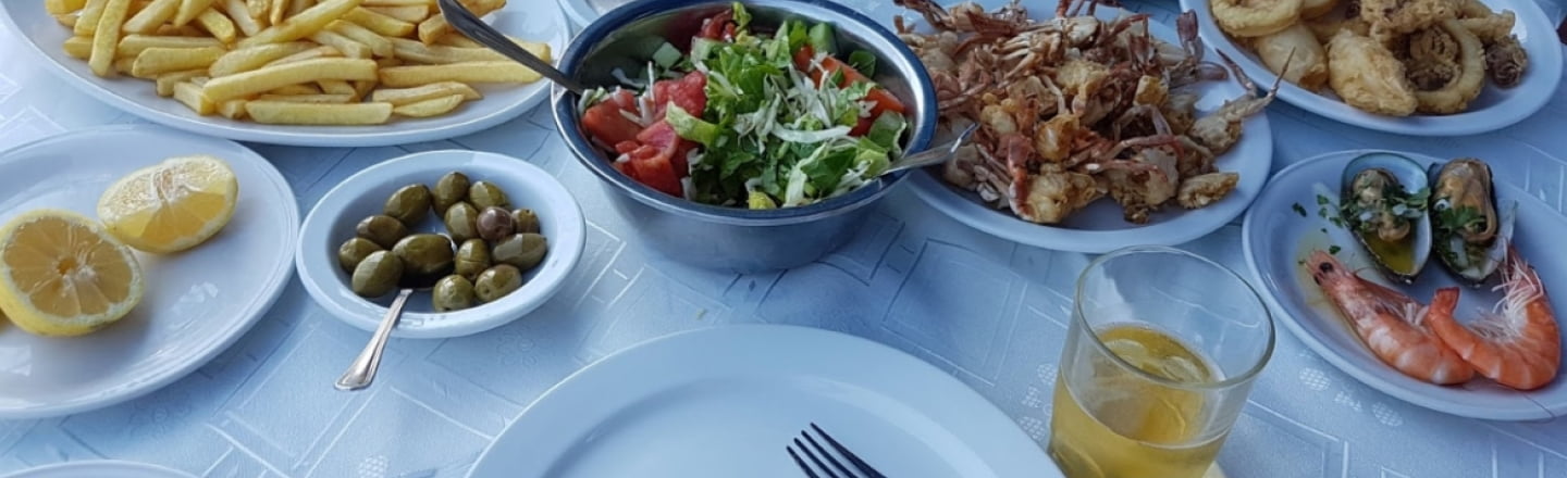 Koumbaris Fish Tavern, рыбная таверна Koumbaris в деревне Зиги, Ларнака