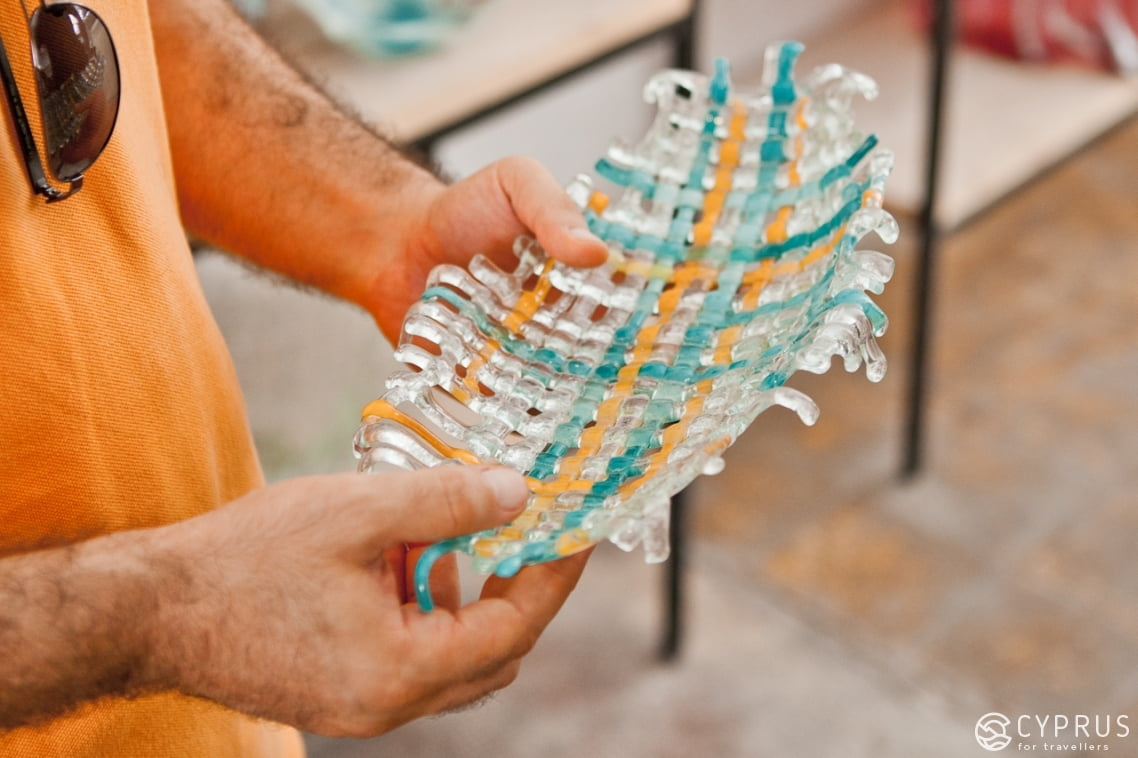 Master of Fused Glass Andreas Tziamalis, Cyprus